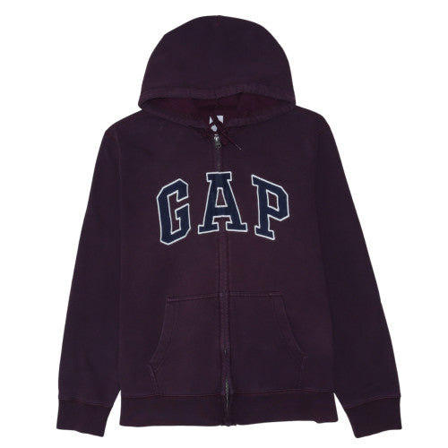 GAP Men’s Purple Full Zip Hoodie L Regular Cotton Blend Fleece