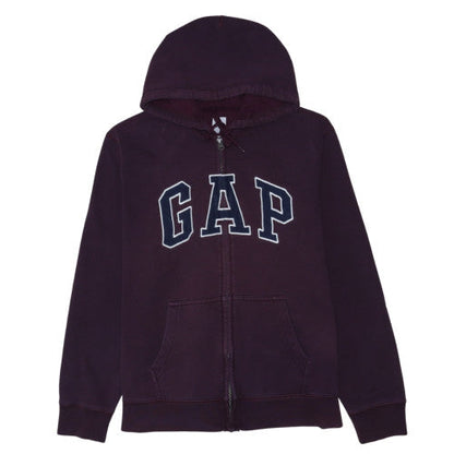 GAP Men’s Purple Full Zip Hoodie L Regular Cotton Blend Fleece