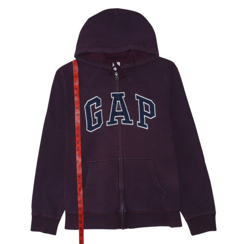GAP Men’s Purple Full Zip Hoodie L Regular Cotton Blend Fleece