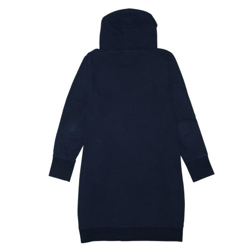 Tommy Hilfiger Women’s Blue Sequin Hooded Sweatshirt Dress Size L