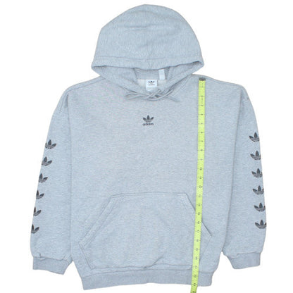Adidas Women’s Grey Hooded Pullover Sweatshirt Size XS