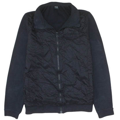 Hugo Boss Men's Black Regular Fit Full Zip Bomber Jacket Size L