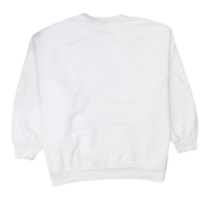 Levi's Women's White Graphic Pullover Sweatshirt XL Organic Market Print