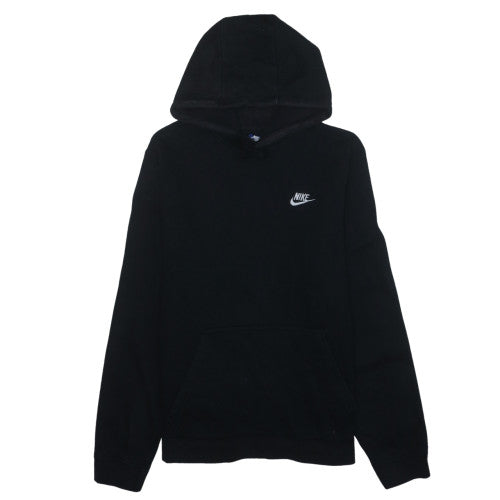 Nike Men's Black L Pullover Fleece Hoodie with Logo