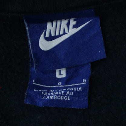 Nike Men's Black L Pullover Fleece Hoodie with Logo