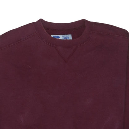 Russell Athletic Men's Red XL Pullover Crew Neck Sweatshirt