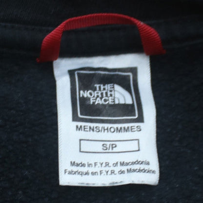 The North Face Men's Black Pullover Sweatshirt Small Fleece Zip Pocket