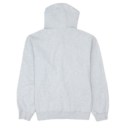 Guess Men's Grey Pullover Hoodie L Fleece Regular Fit