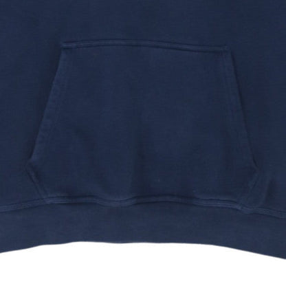 Nike Mens Navy Blue XXL Pullover Hoodie with Logo and Kangaroo Pocket