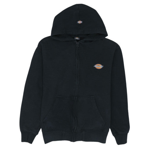 Dickies Mens Black Full Zip Hoodie Medium Regular Fit