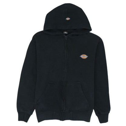 Dickies Mens Black Full Zip Hoodie Medium Regular Fit