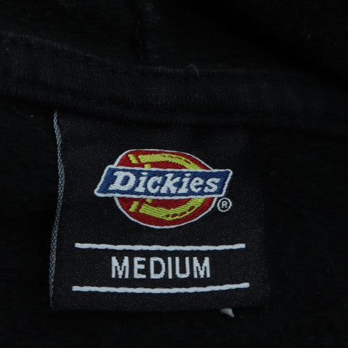 Dickies Mens Black Full Zip Hoodie Medium Regular Fit