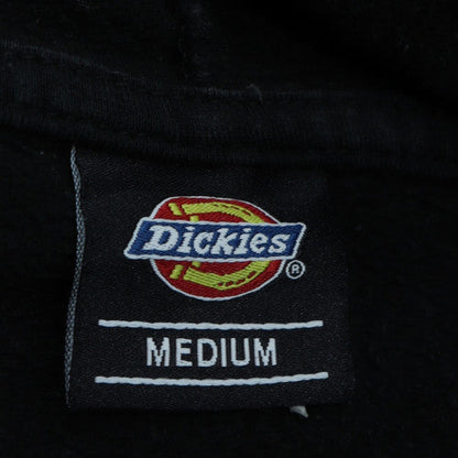 Dickies Mens Black Full Zip Hoodie Medium Regular Fit