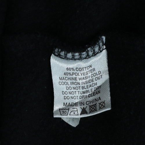 Dickies Mens Black Full Zip Hoodie Medium Regular Fit