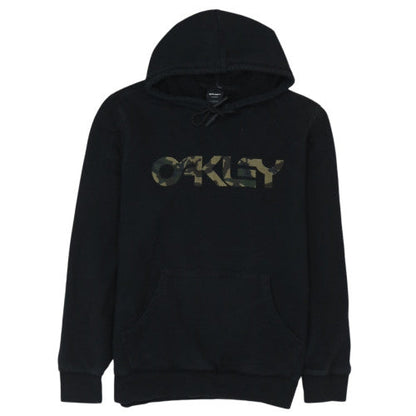 Oakley Men’s Black XL Pullover Hoodie with Logo Print