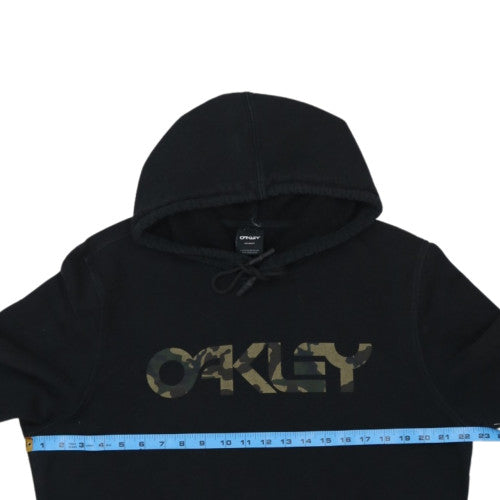 Oakley Men’s Black XL Pullover Hoodie with Logo Print