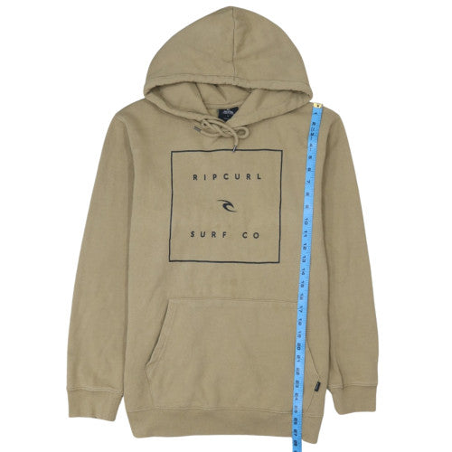 Rip Curl Men's Beige Pullover Hoodie Medium Regular Fit Surf Style