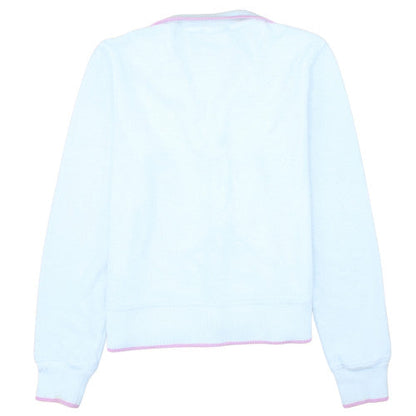 Ralph Lauren Women’s Light Blue Full Zip Hoodie Medium Cotton