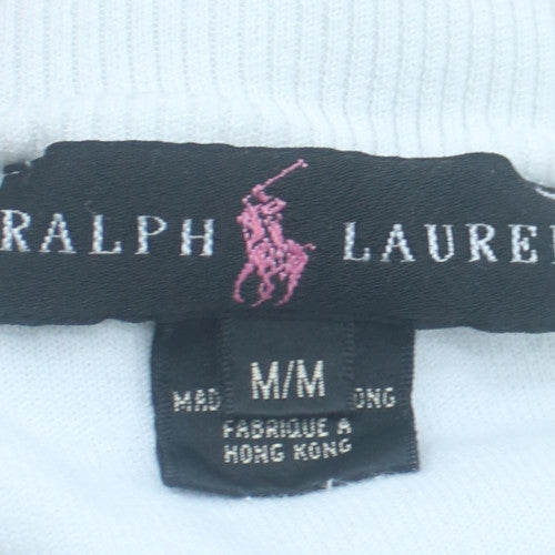 Ralph Lauren Women’s Light Blue Full Zip Hoodie Medium Cotton