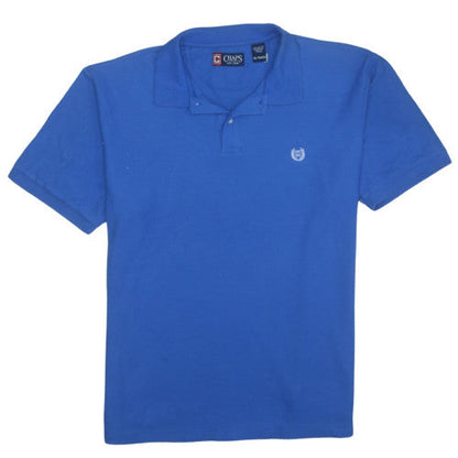 Chaps Men's Blue XL Cotton Short Sleeve Polo Shirt