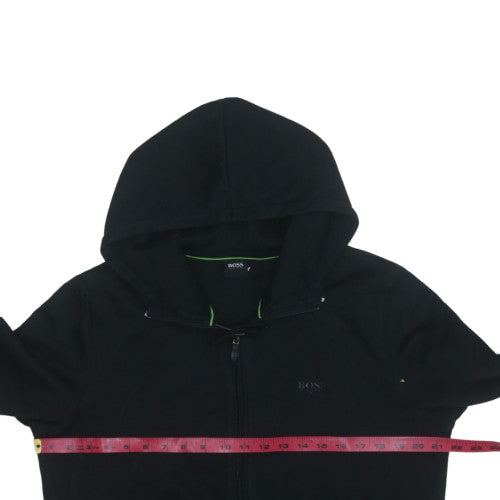 Hugo Boss Men’s Black Full Zip Hoodie Size M Regular Fit
