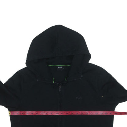 Hugo Boss Men’s Black Full Zip Hoodie Size M Regular Fit