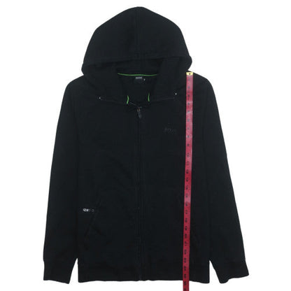 Hugo Boss Men’s Black Full Zip Hoodie Size M Regular Fit