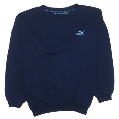 Puma Men's Blue XL Crew Neck Pullover Sweatshirt
