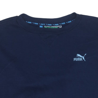 Puma Men's Blue XL Crew Neck Pullover Sweatshirt