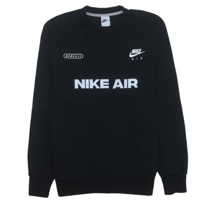 Nike Men's Black Medium Pullover Crew Neck Graphic Sweatshirt