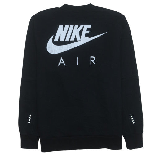 Nike Men's Black Medium Pullover Crew Neck Graphic Sweatshirt