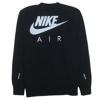 Nike Men's Black Medium Pullover Crew Neck Graphic Sweatshirt