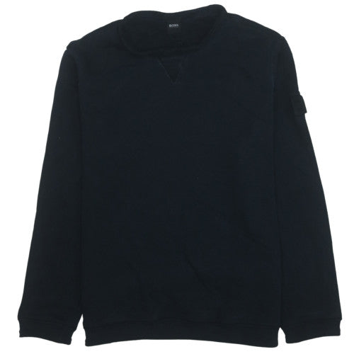 Hugo Boss Men's Black L Pullover Sweatshirt Crew Neck Casual Jumper