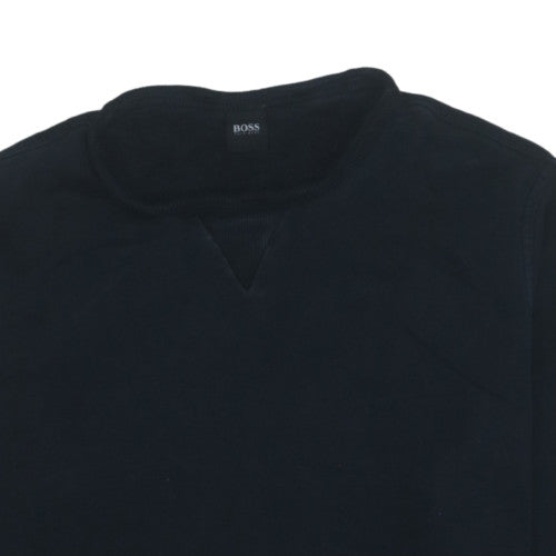 Hugo Boss Men's Black L Pullover Sweatshirt Crew Neck Casual Jumper