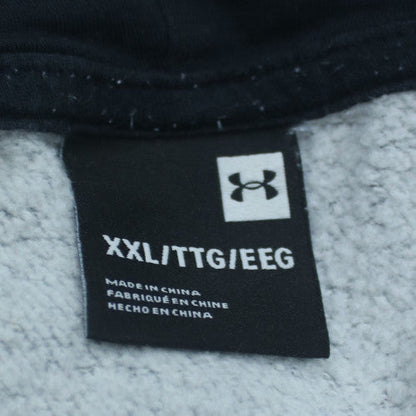 Under Armour Men Grey 2XL Pullover Hoodie with Logo