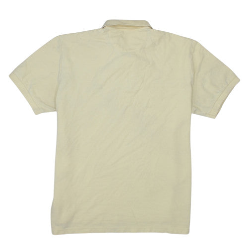 Chaps Men's Beige Cotton Polo Shirt XL Short Sleeve Classic Fit