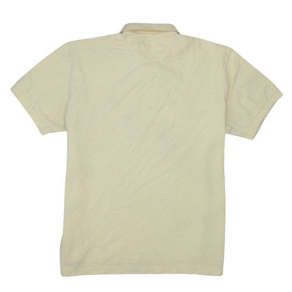 Chaps Men's Beige Cotton Polo Shirt XL Short Sleeve Classic Fit