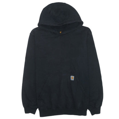 Carhartt Men's Black Pullover Hoodie Size L Heavyweight Fleece