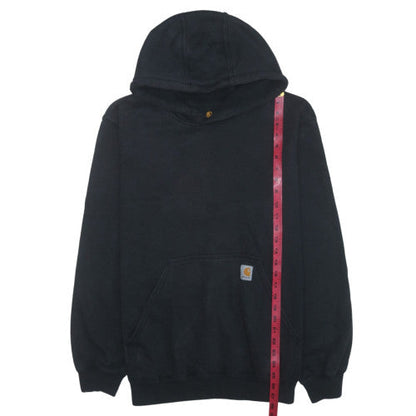 Carhartt Men's Black Pullover Hoodie Size L Heavyweight Fleece