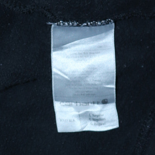 Carhartt Men's Black Pullover Hoodie Size L Heavyweight Fleece