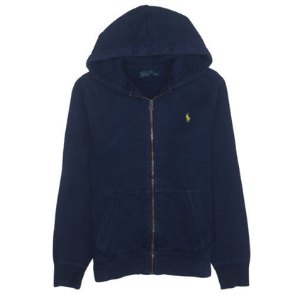 Polo Ralph Lauren Men's Navy Full Zip Hoodie Size M Cotton Blend