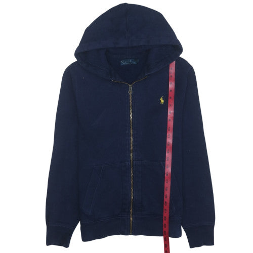 Polo Ralph Lauren Men's Navy Full Zip Hoodie Size M Cotton Blend