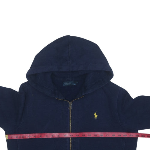 Polo Ralph Lauren Men's Navy Full Zip Hoodie Size M Cotton Blend