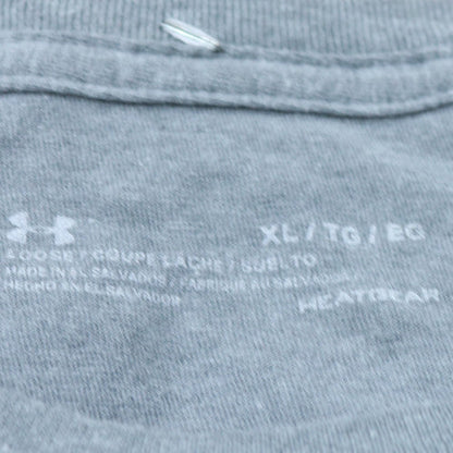 Under Armour Men's Grey XL HeatGear Short Sleeve T-Shirt