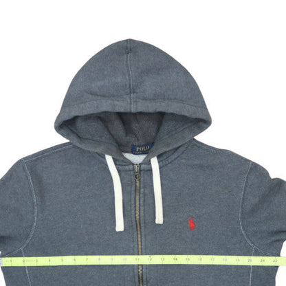 Polo Ralph Lauren Men's Blue Full Zip Hoodie Size M Classic Style