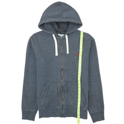 Polo Ralph Lauren Men's Blue Full Zip Hoodie Size M Classic Style