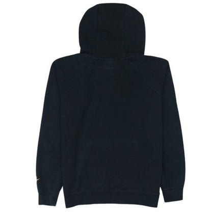 Nike Women's Black Medium Pullover Hoodie with Gold Logo