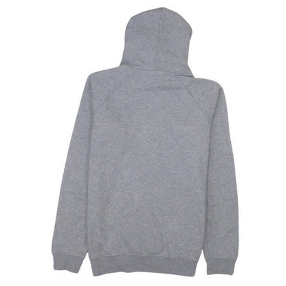 Adidas Mens Grey Hoodie M Pullover Fleece Graphic Logo Sweatshirt