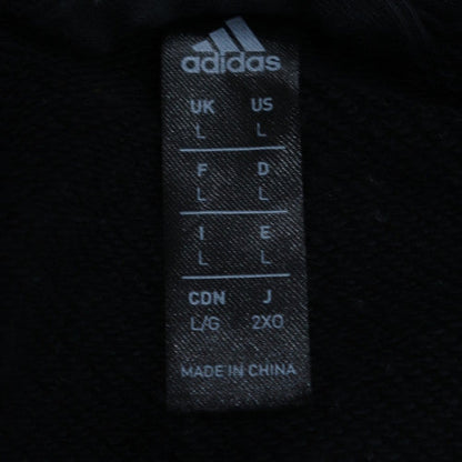 Adidas Men’s Black Full Zip Hooded Sweatshirt L Germany Football Hoodie
