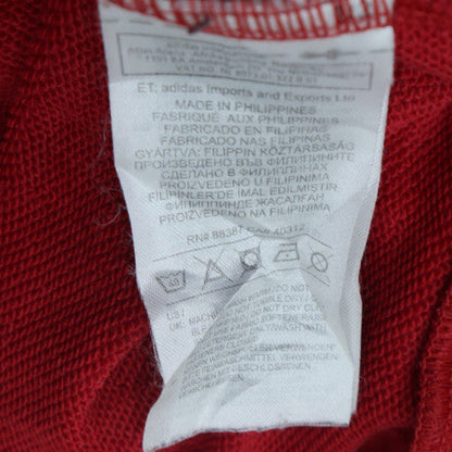 Adidas Men’s Red 2XL Full Zip Manchester United Hoodie
